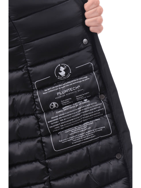 Save The Duck Parka lungo Cappotto Save The Duck Leyla da donna tessuto tecnico D45430WMATT21 1 - Francavilla Moda